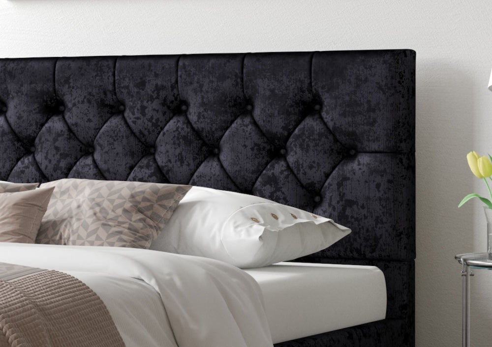 Black headboard