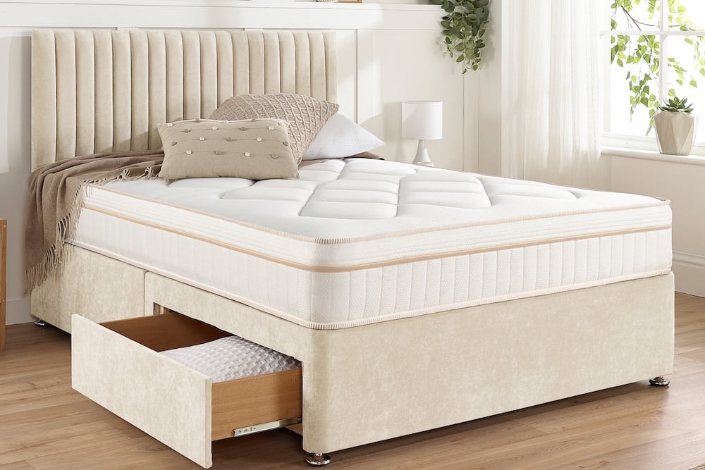 Cream divan bed